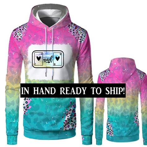 Sublimation 100 Polyester Sweatshirt Fun Pink Leopard Sublimation