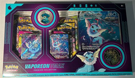 Vaporeon Pokemon Vmax Premium Collection Box Brand New Factory Sealed