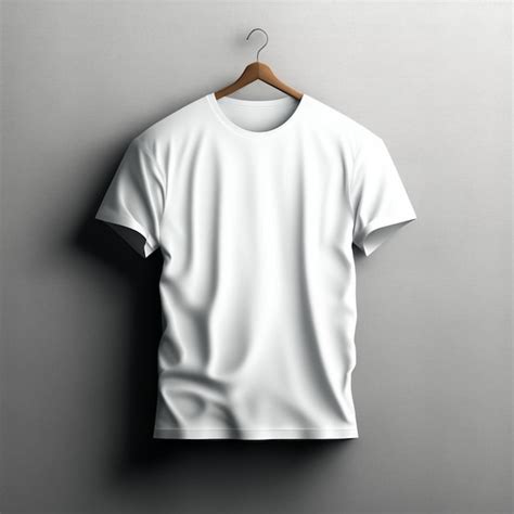 Premium AI Image | a realistic blank white t shirt