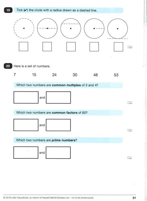 Ks2 Maths Sats Practice Test Papers 2019 Tests Letts Ks2 Sats Succes