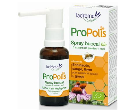 Spray buccal Propolis bio 30ml Ladrôme