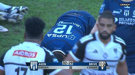 Pro D2 Agen Brive résumé du match AllezBriveRugby