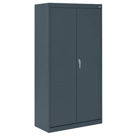 Sandusky Supply Freestanding Steel Cabinet With Fixed Shelves In