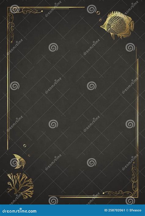 Golden Letterhead Pad Design Template Cartoon Vector Cartoondealer