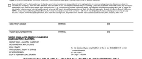 Csa Damage Fill Out Printable Pdf Forms Online