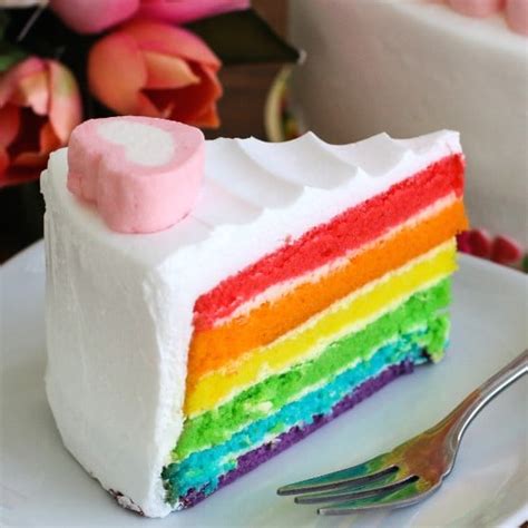 Rainbow Cake (Slice) - JUNANDUS