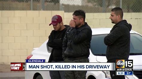 Man Shot And Killed In His Own Driveway In Glendale Youtube