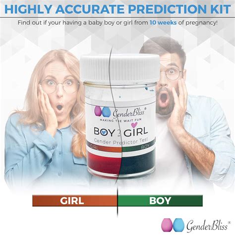 Genderbliss Kit De Prueba De Predicción De Género Prueba De Revelación De Género Para Niños O