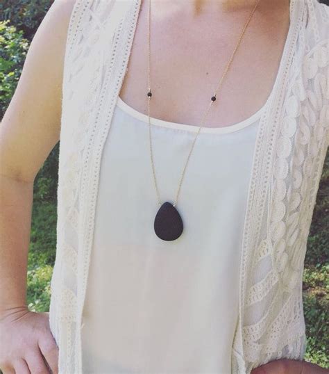 Heres A Look At The Big Sister To Our Droplet Necklace This Necklace