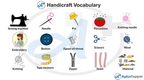 Handicraft Vocabulary List Of Handicraft Vocabulary With Description