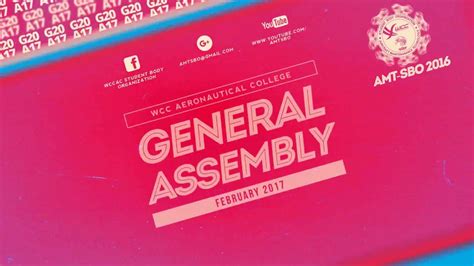 General Assembly 2017 Teaser Youtube