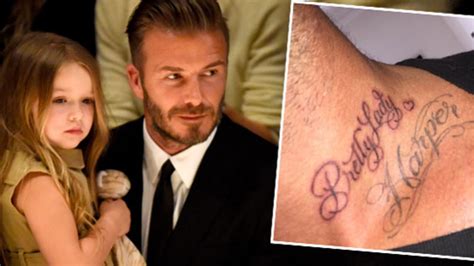 Beckham Nächstes Tattoo für Harper stars24