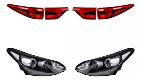 Set Calaveras Faros Depo Para Kia Sportage 2017 2018 Envío gratis