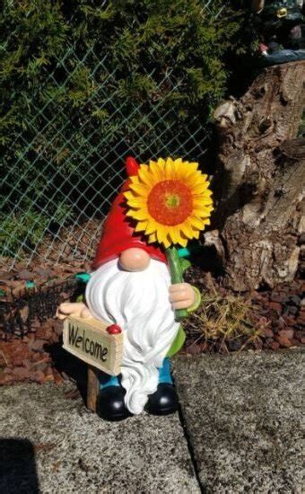 Large Sunflower Garden Gnome The Gnome Shop