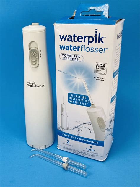 Waterpik Wf 02w011 Cordless Express Water Flosser Ada Accepted Battery Operated 73950199742 Ebay