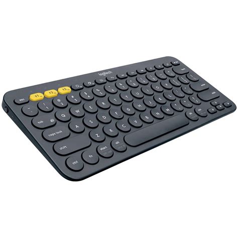 Logitech K380 Bluetooth Wireless Keyboard for Multi-Device Use, Dark ...