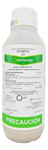 Serenade Aso Fungicid Bacillus Subtilis 1 Litro Bayer Envío Gratis