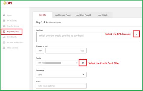 How To Pay Credit Card Bills Online Through Bpi Online Banking The