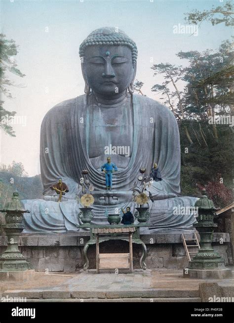 Jap N Kanagawa Buda En Kamakura El Daibutsu Gran Buda En