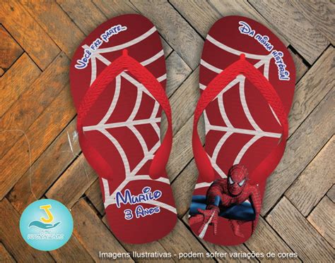 Chinelo Anivers Rio Infantil Homem Aranha Elo