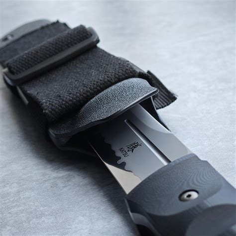 KATSU FB01, SLD-MAGIC Steel Fixed Blade Knife, Kydex Sheath, Sakura Bl