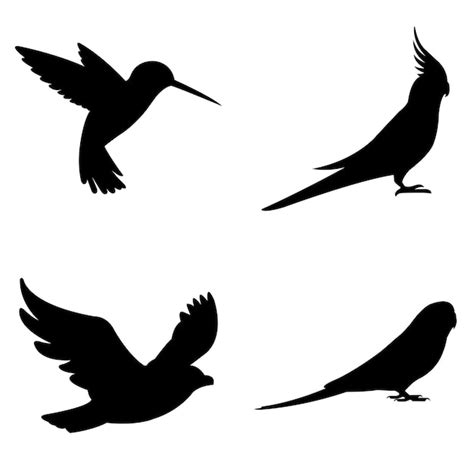 Hummingbird Silhouette Clip Art