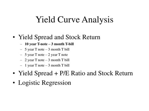 yield curve  stock return powerpoint