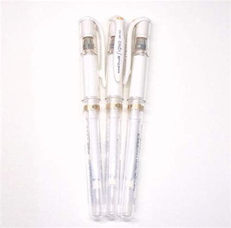 Amazon Uni Ball UM 153 Signo Broad Point Gel Pen White Pack Of