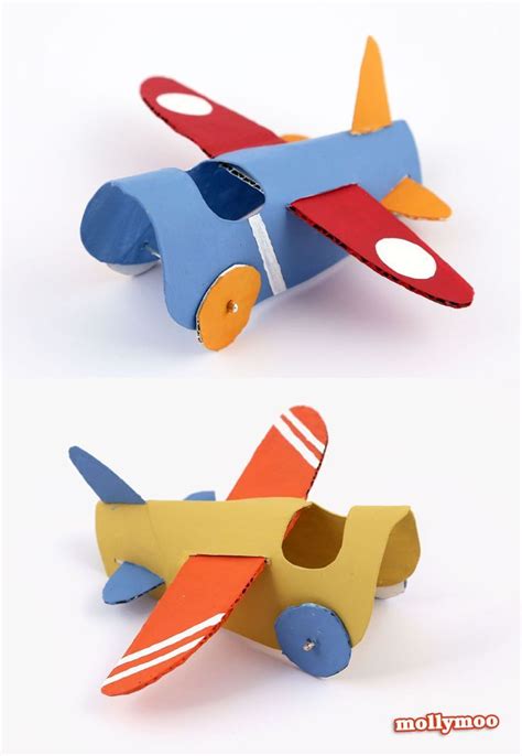 Toilet Roll Craft Airplane Crafts Toilet Paper