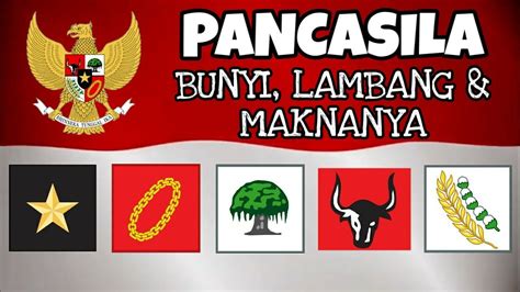 Pancasila Dan Lambangnya Apa Nama Lambang Dari Sila Sila Pancasila Materi Tema 8 Kelas 1 Sd