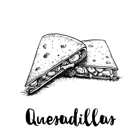 Quesadilla Coloring Page Coloring Pages