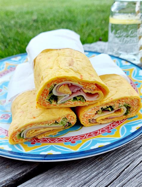 Picknick Wraps Mit Karotten Und Frischk Se Schlemmerlein