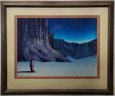 Lot R C Gorman Canyon De Chelly Night Print