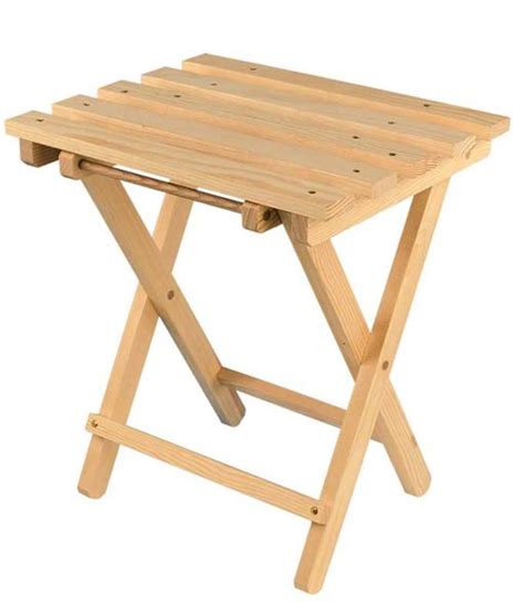 tabouret pliable en bois