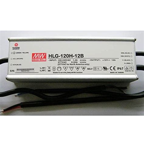 Mean Well HLG 120H 12B 120W 12V 10A Power Supply LED Driver Water