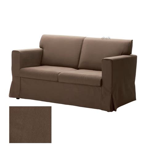 IKEA SANDBY 2 Seat Sofa SLIPCOVER Loveseat Cover BLEKINGE BROWN