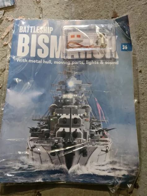 HACHETTE BUILD THE Battleship Bismarck Scale 1 200 Issue 36 EUR 25 67