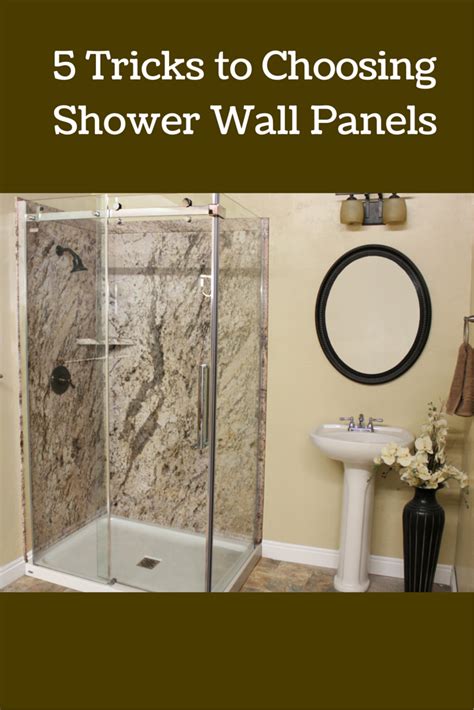 5 Tricks For Choosing Shower Wall Panels Shower Wall Panels Walls And Bathroom Renos