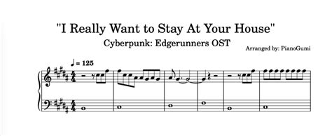 Full Cyberpunk Edgerunners Ost I Really Want To Stay At Your