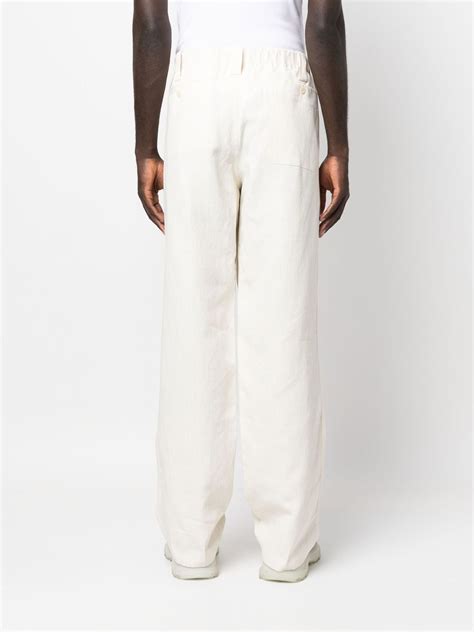 Jacquemus Wide Leg Trousers In Nude ModeSens