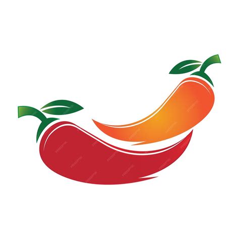 Premium Vector Chili Pepper Logo Vector Icon Illustration Design Template