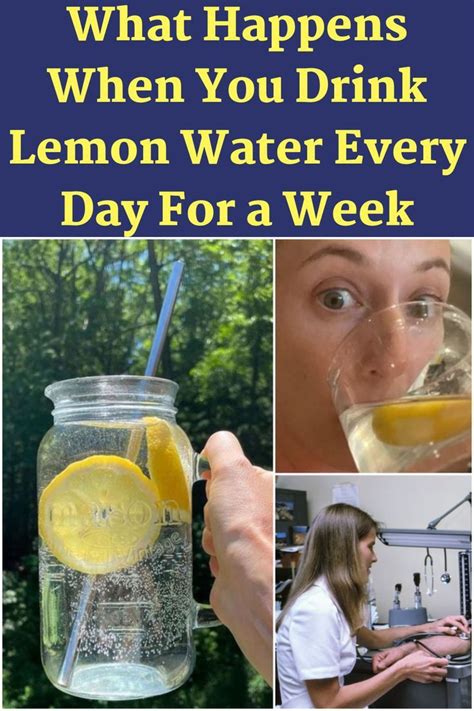 What Happens When We Drink Lemon Water Every Day For A Week Lemon