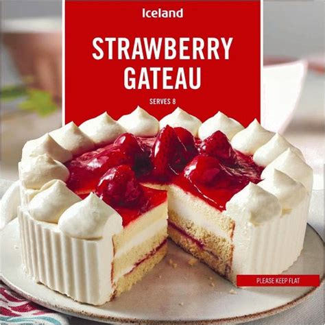 Iceland Strawberry Gateau G Compare Prices Where To Buy