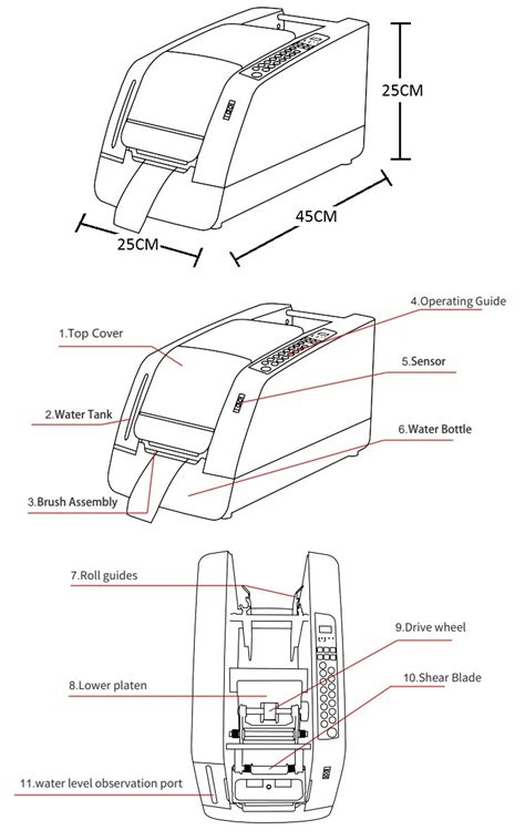 Automatic Water Activated Tape Dispenser 2