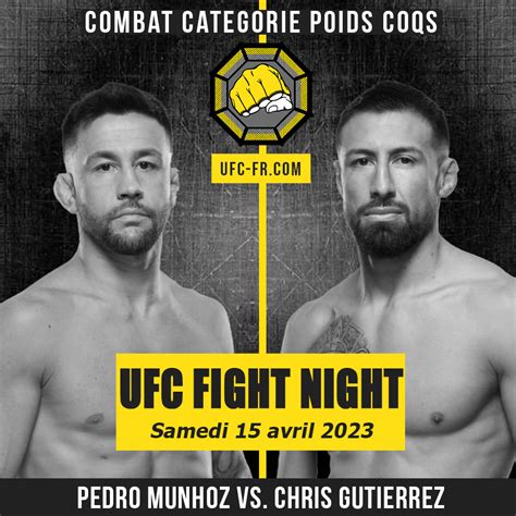 Pedro Munhoz Vs Chris Gutierrez Ufc On Espn Ufc Fans