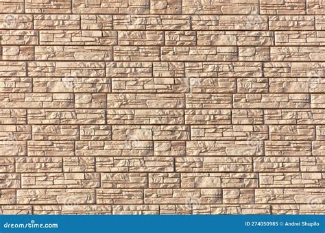 Wall of Brick Siding As an Abstract Background. Texture Stock Image ...