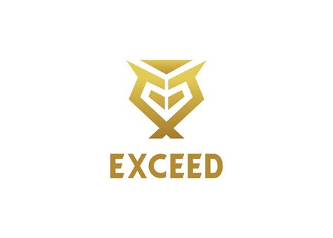 exceed letter  logo template graphic  azis ihsan creative fabrica