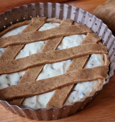 IMPASTO PER CROSTATA CON FROLLA AL CAFFE Dolce Ripieno Ricotta