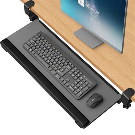 Famikito Keyboard Tray Under Desk Slide Out Keyboard Drawer Clamp On