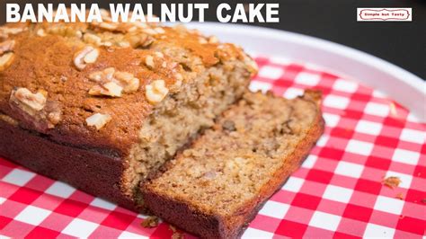 How To Make Perfectly Moist Banana Walnut Cake In Panoven Easy Cake